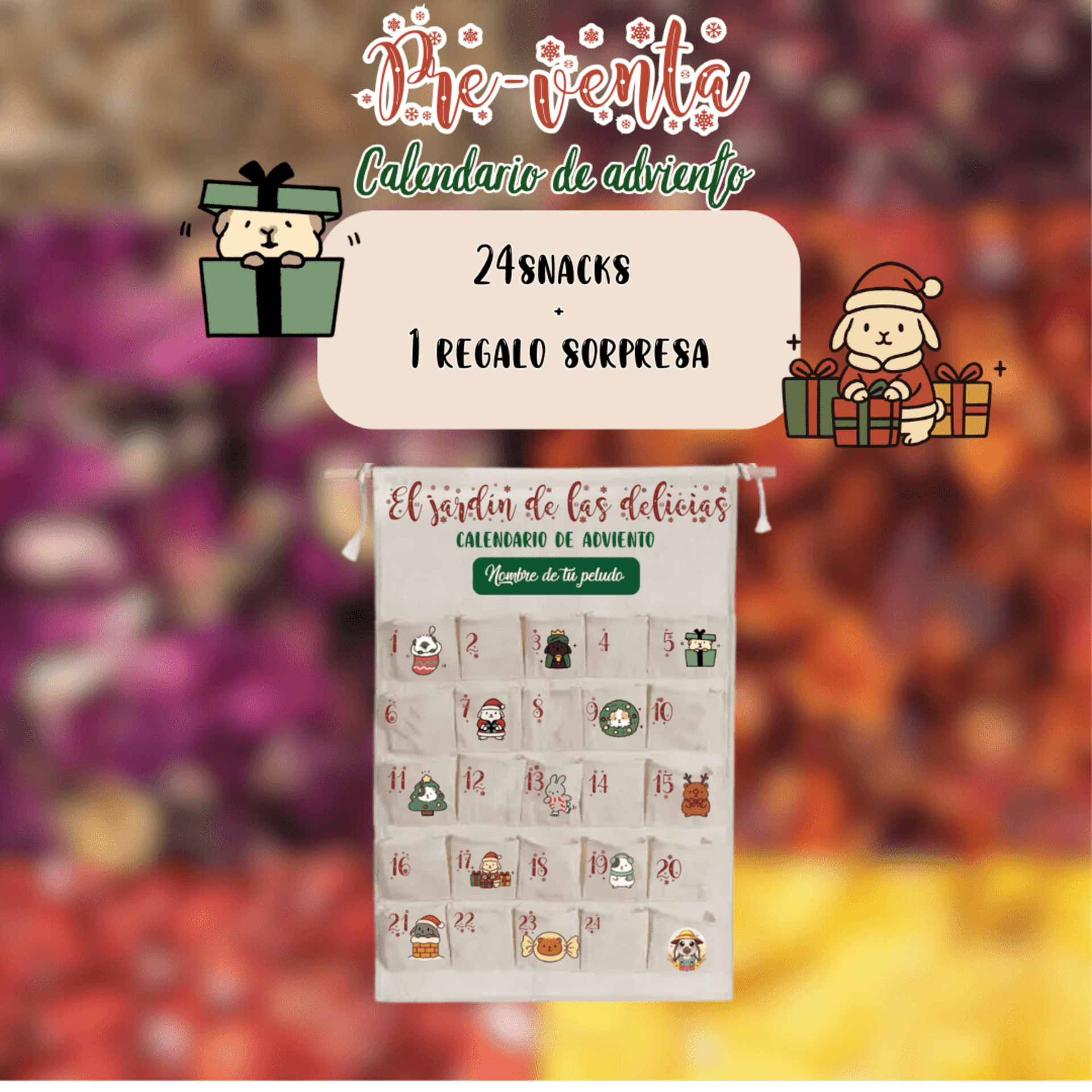 Calendario de Adviento 24 Snacks - 1