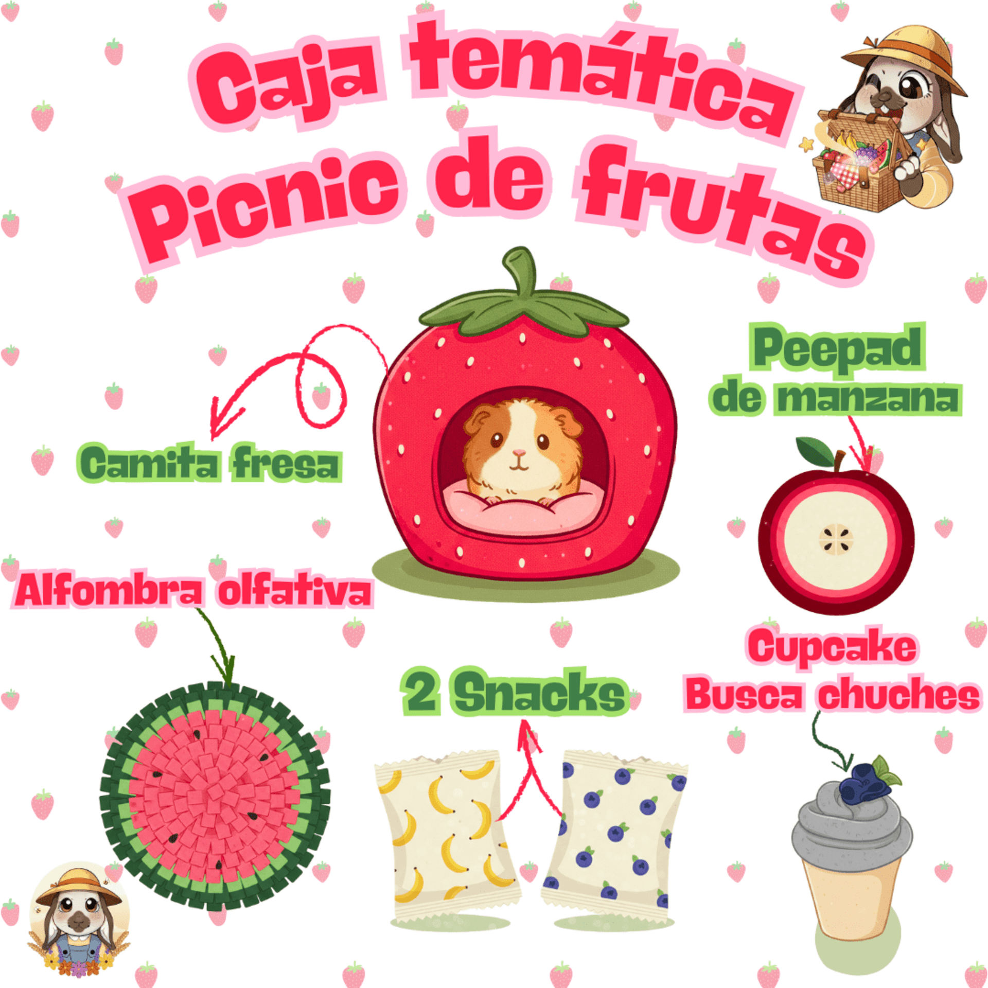Caja picnic de frutas - 1